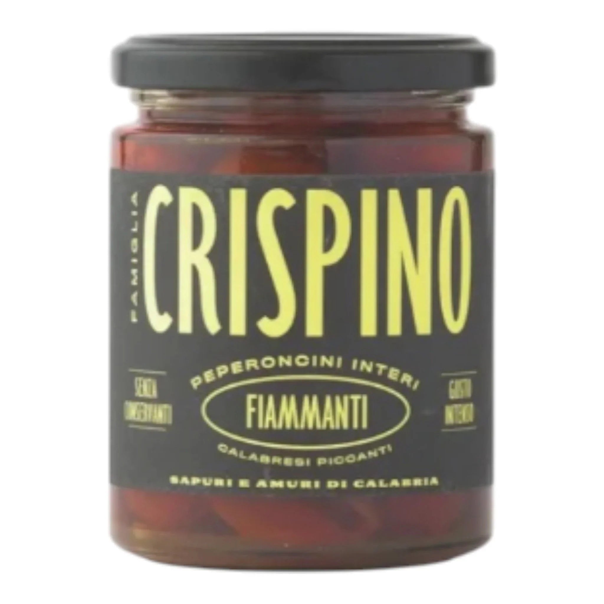 Whole Calabrian Chili Peppers Fammanti by Fiamilia Crispino