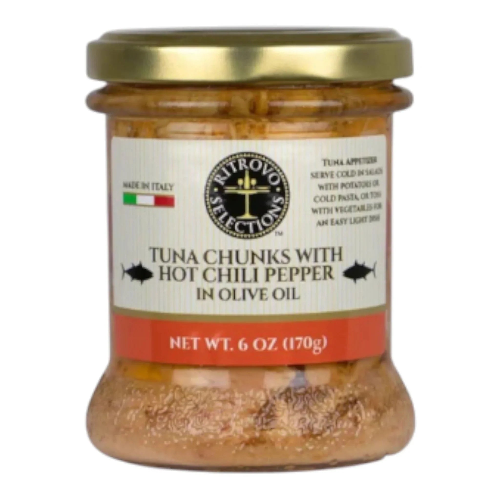 Tuna with Spicy Calabrian Pepper, 6 oz. by Callipo