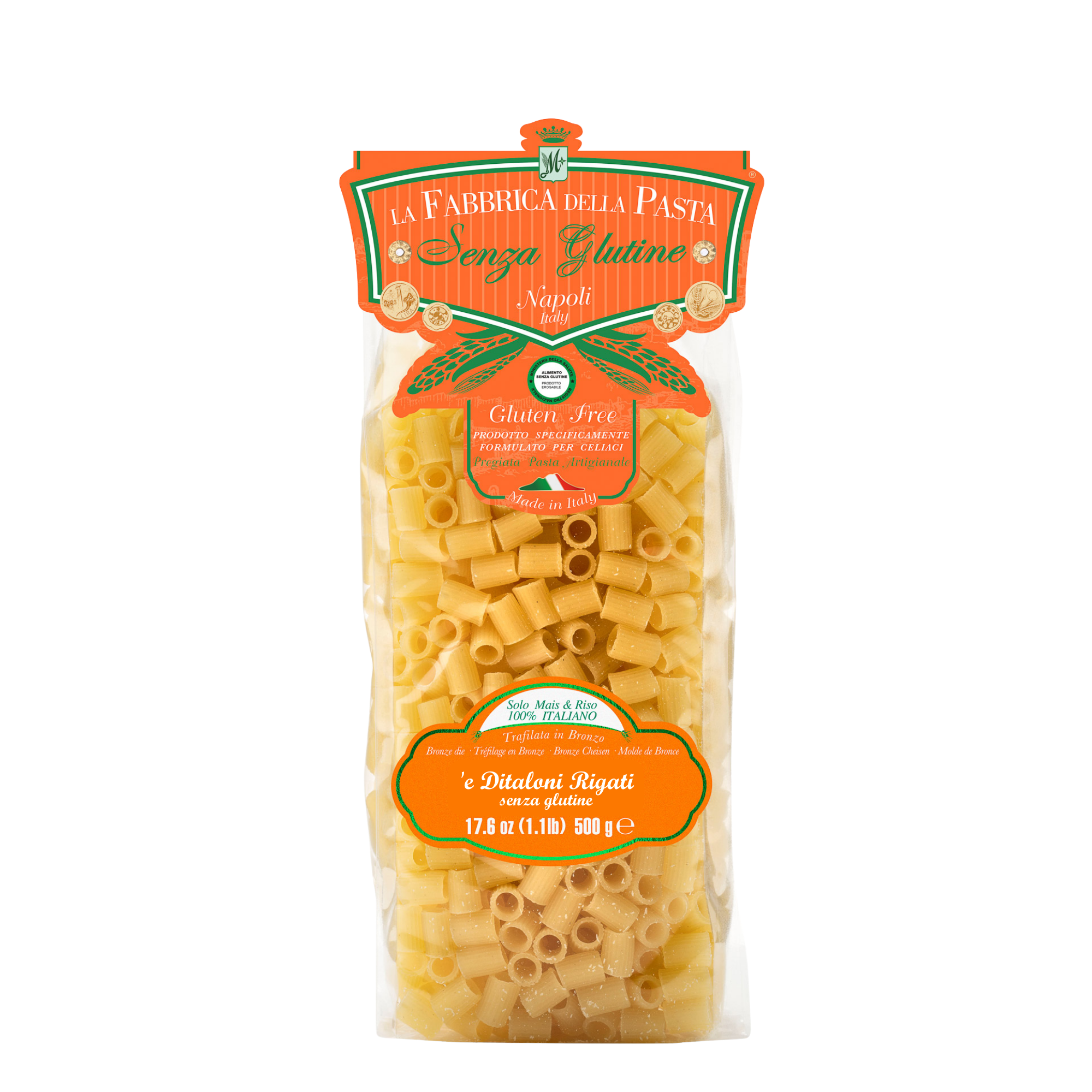 Gluten Free Ditaloni Rigati by Fabbrica Della Pasta Main image