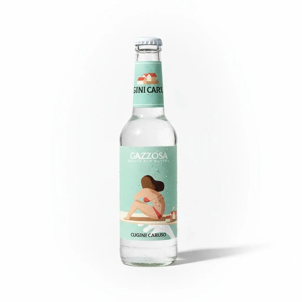 Gazzosa (Citrus Soda) by Cugini Caruso 275 ml x 4 Bottles