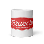 White glossy mug
