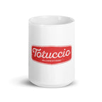 White glossy mug
